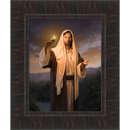 Lead, Kindly Light (17x20 Framed Canvas)