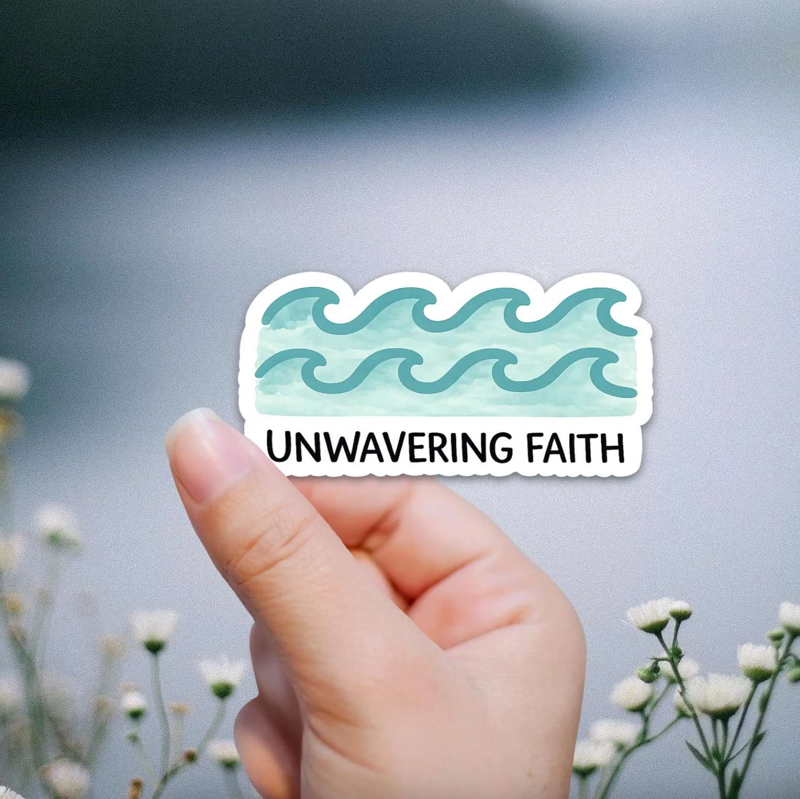 Unwavering Faith Sticker, , large