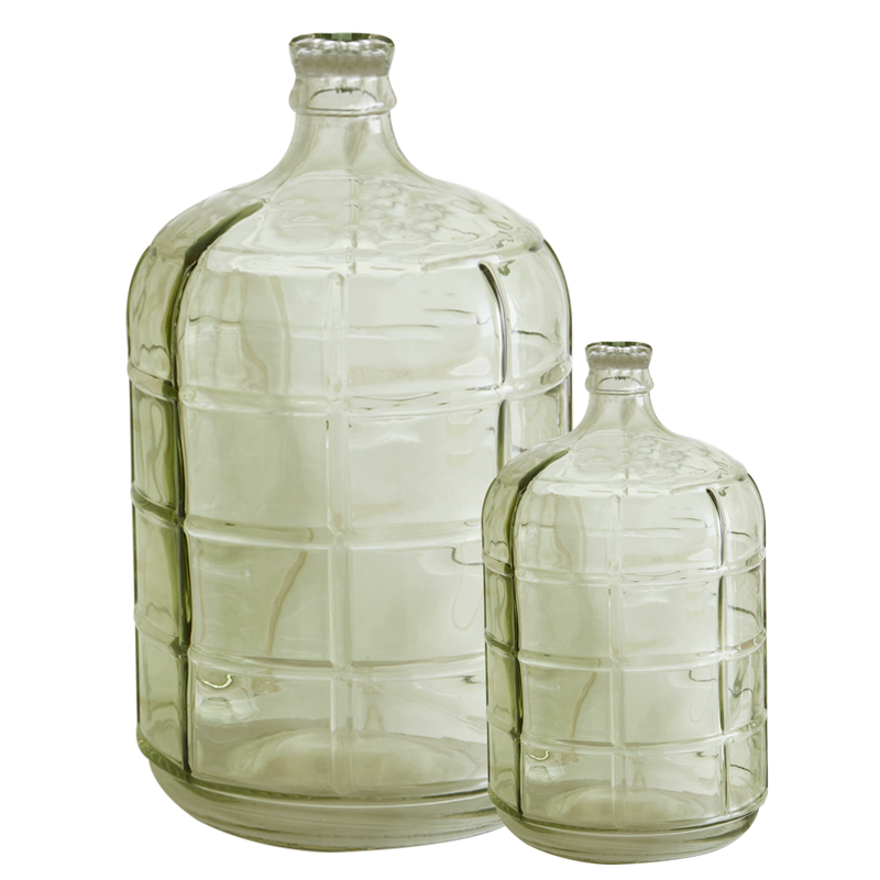 Green Glass Vintage Reproduction Bottle, , large image number 0