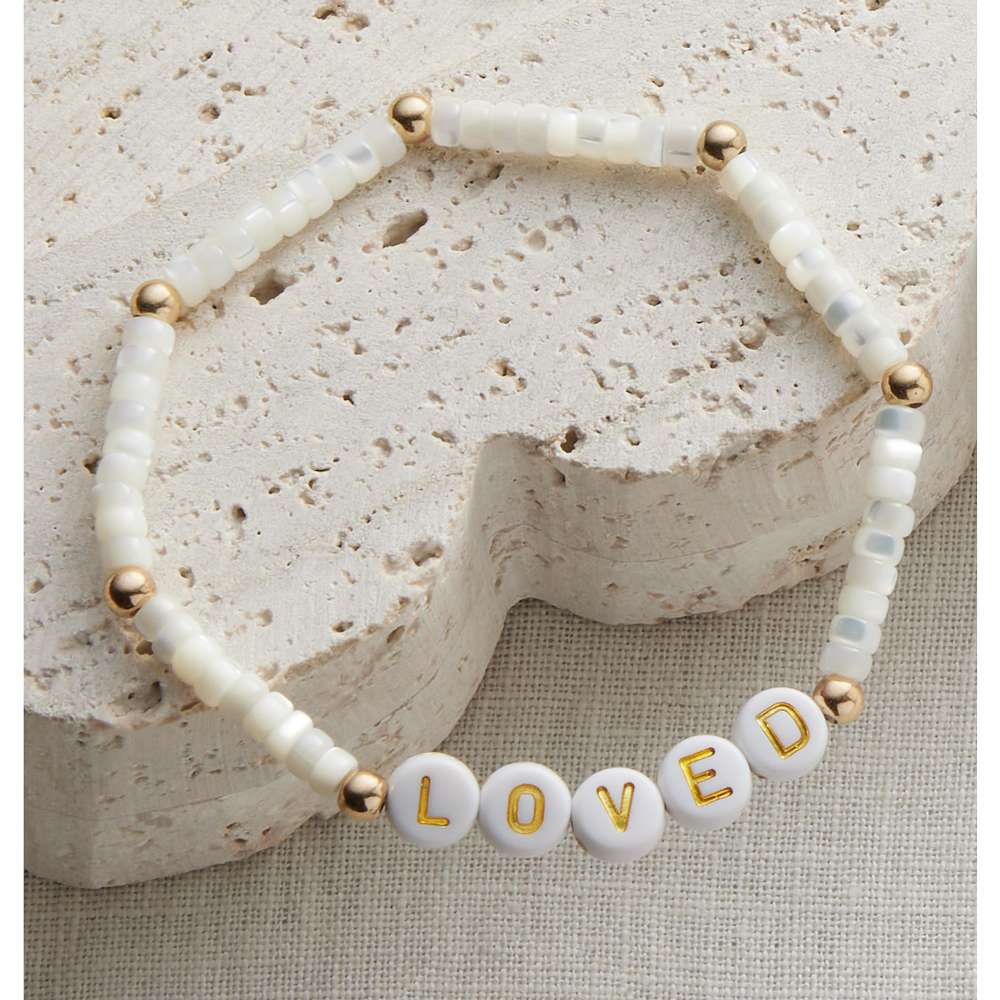 Loved Beaded Bracelet