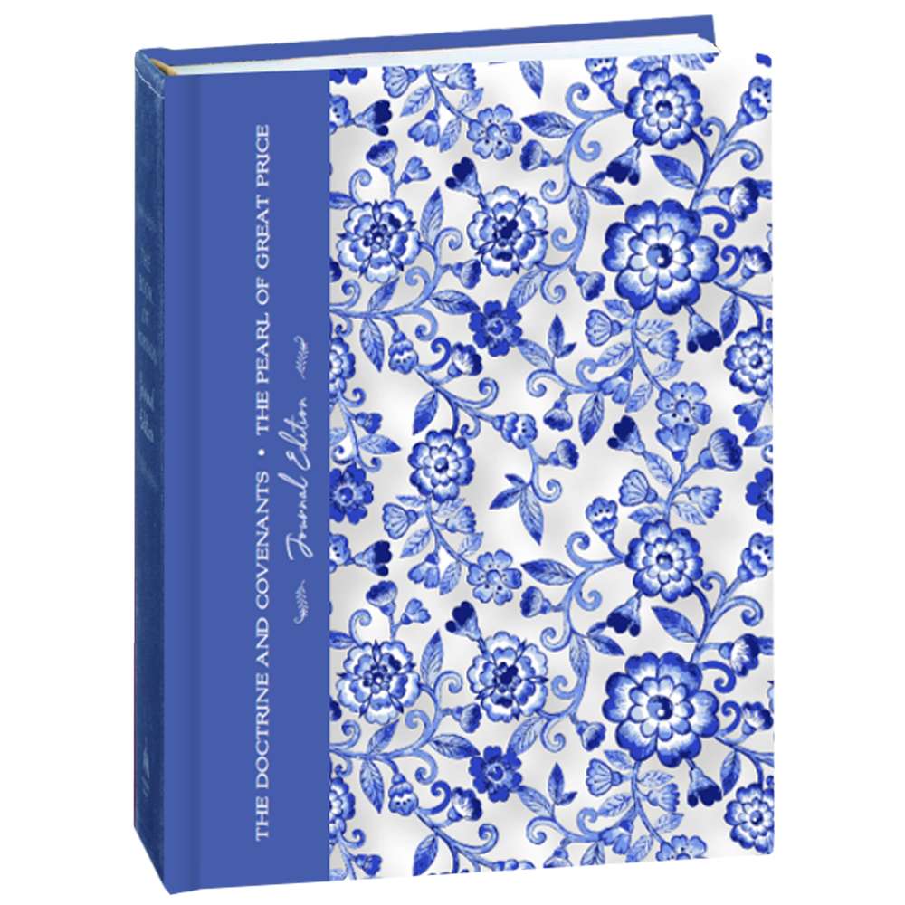 The Doctrine and Covenants and Pearl of Great Price, Journal Edition, Blue Floral (No Index), , large image number 8