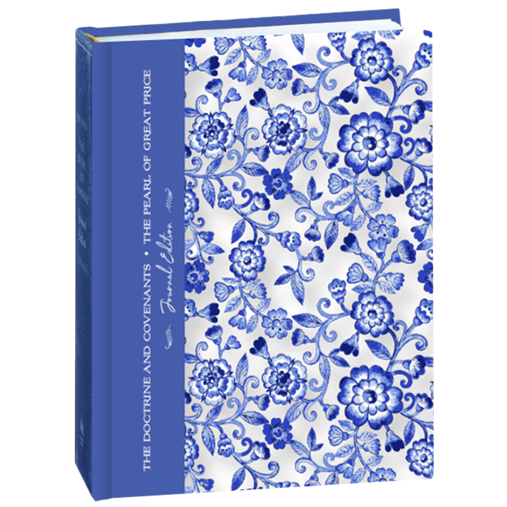 The Doctrine and Covenants and Pearl of Great Price, Journal Edition, Blue Floral (No Index), , large image number 8
