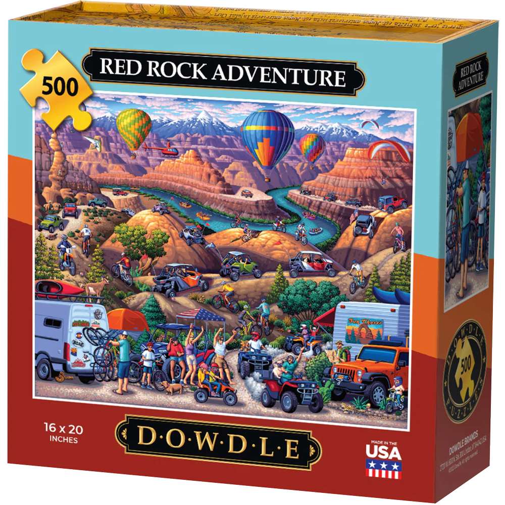 Red Rock Adventure 500 Piece Puzzle