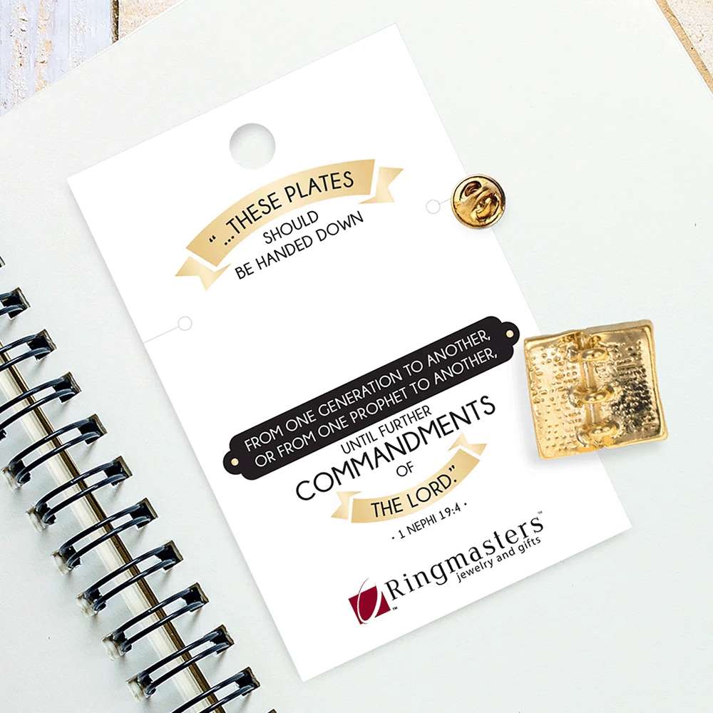 Golden Plates Tac Pin, , large image number 1