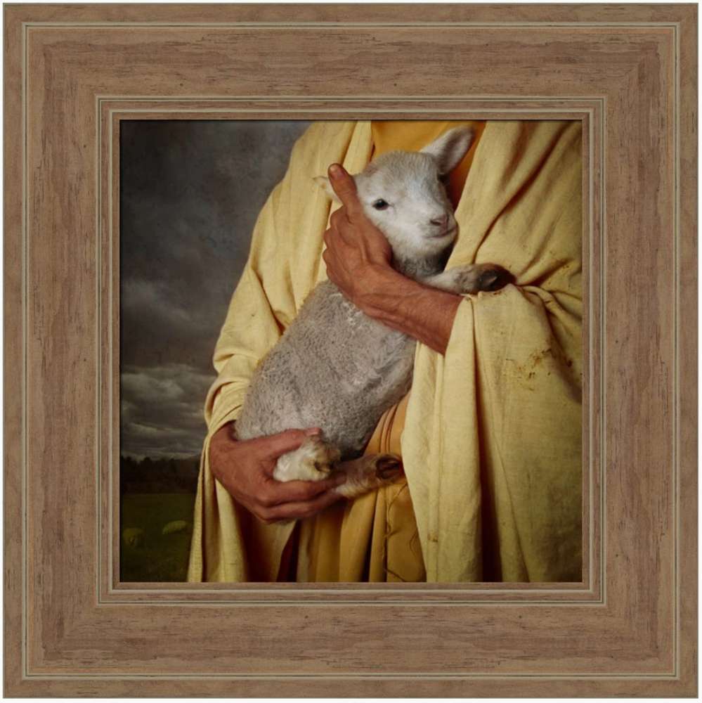 The Good Shepherd (18x18 Framed Art)