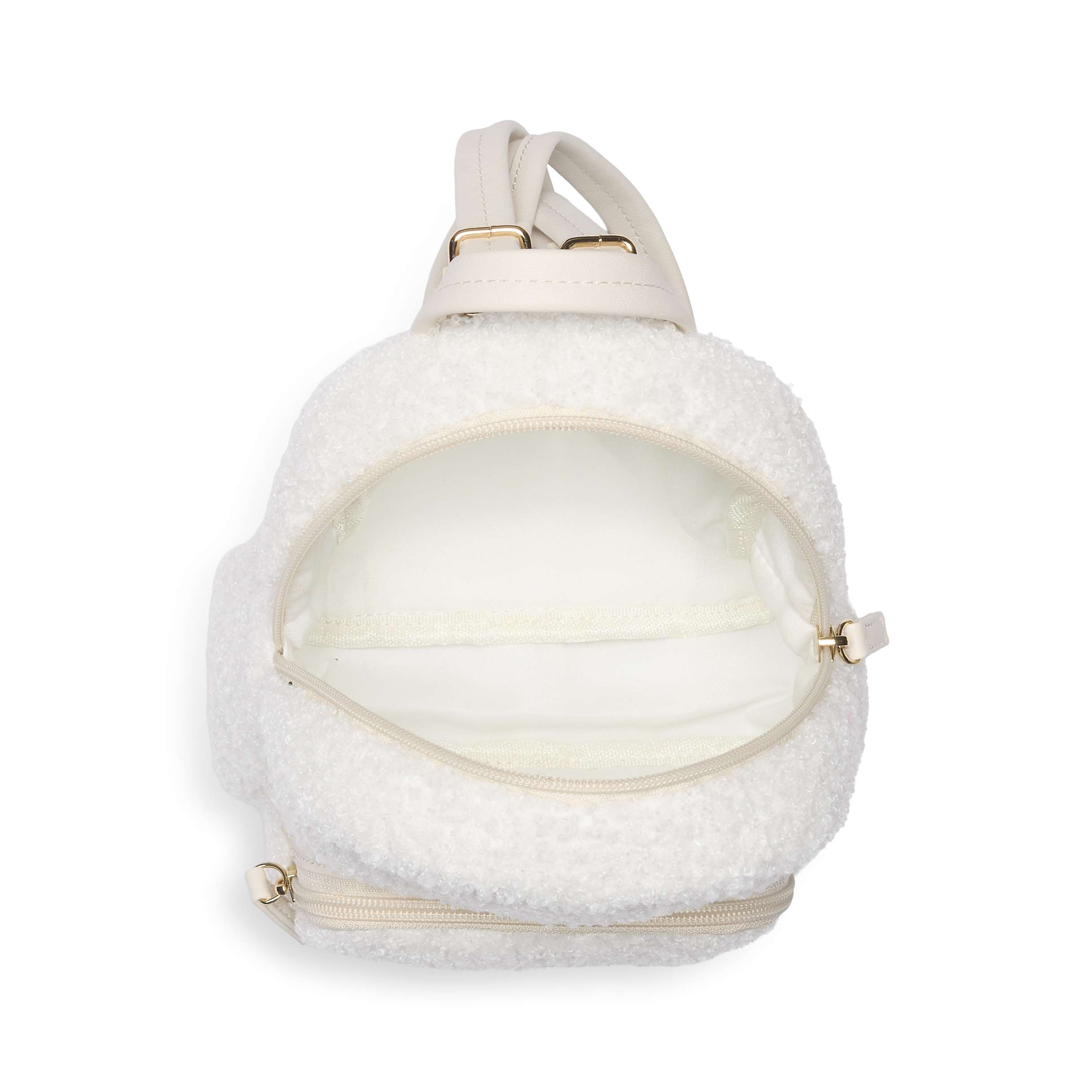 Fuzzy Flower Regular Tote Backpack, , large