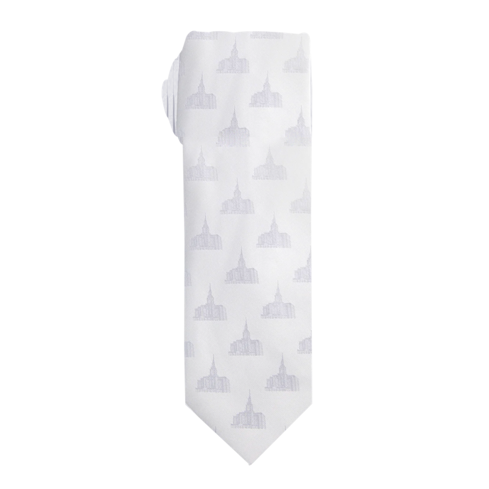 Men's Red Cliffs Utah Temple Necktie,  Men's Red Cliffs Utah Temple Necktie