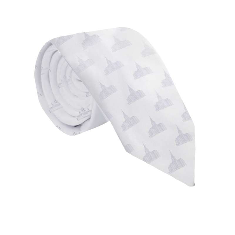 Men's Red Cliffs Utah Temple Necktie, , large image number 2