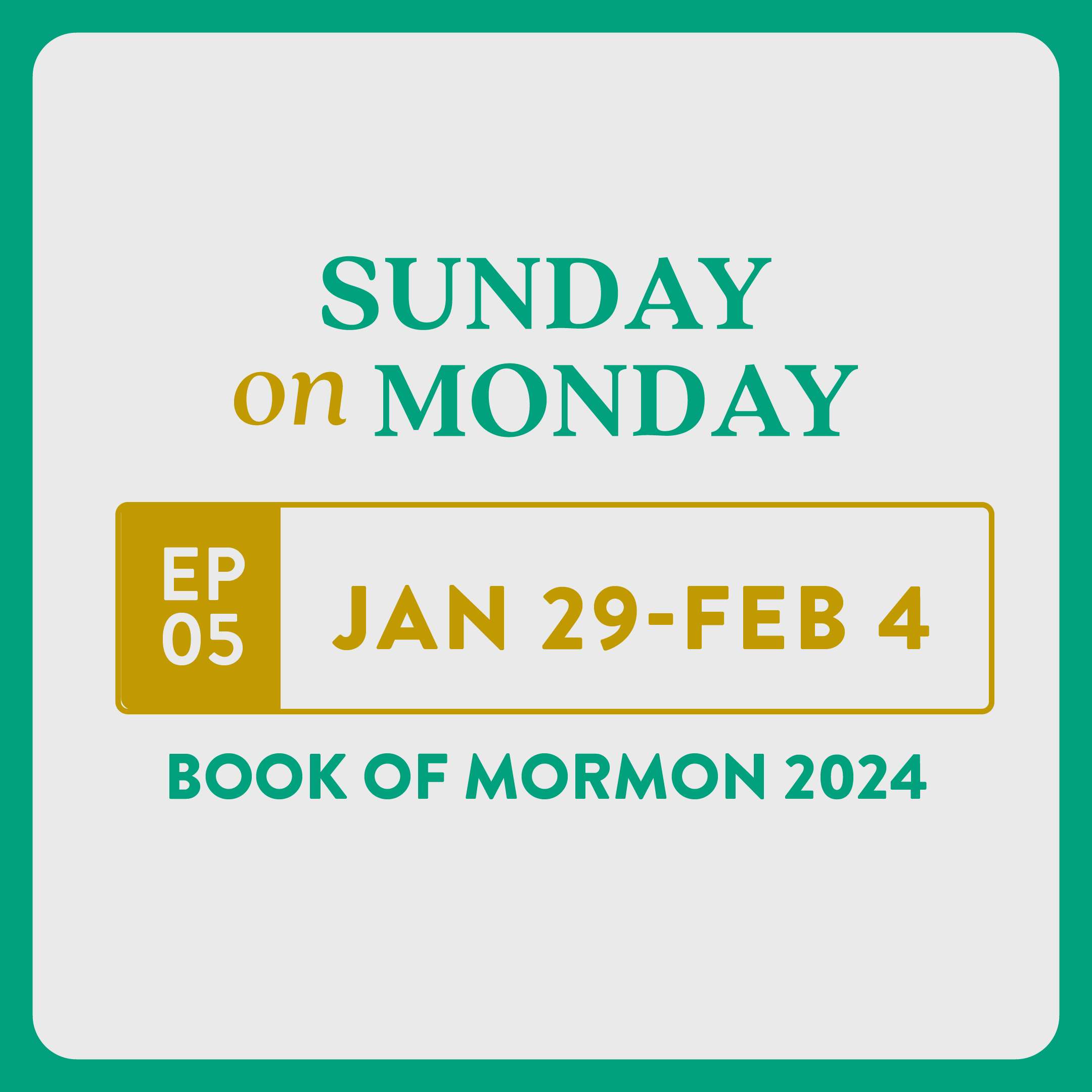#5 1 Nephi 16&ndash;22: It Came to Pass