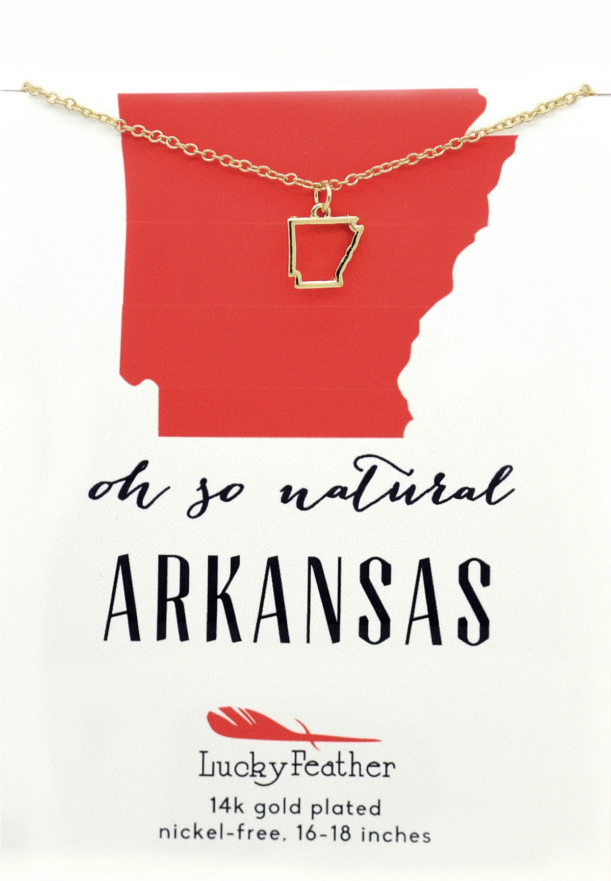 Arkansas State Necklace