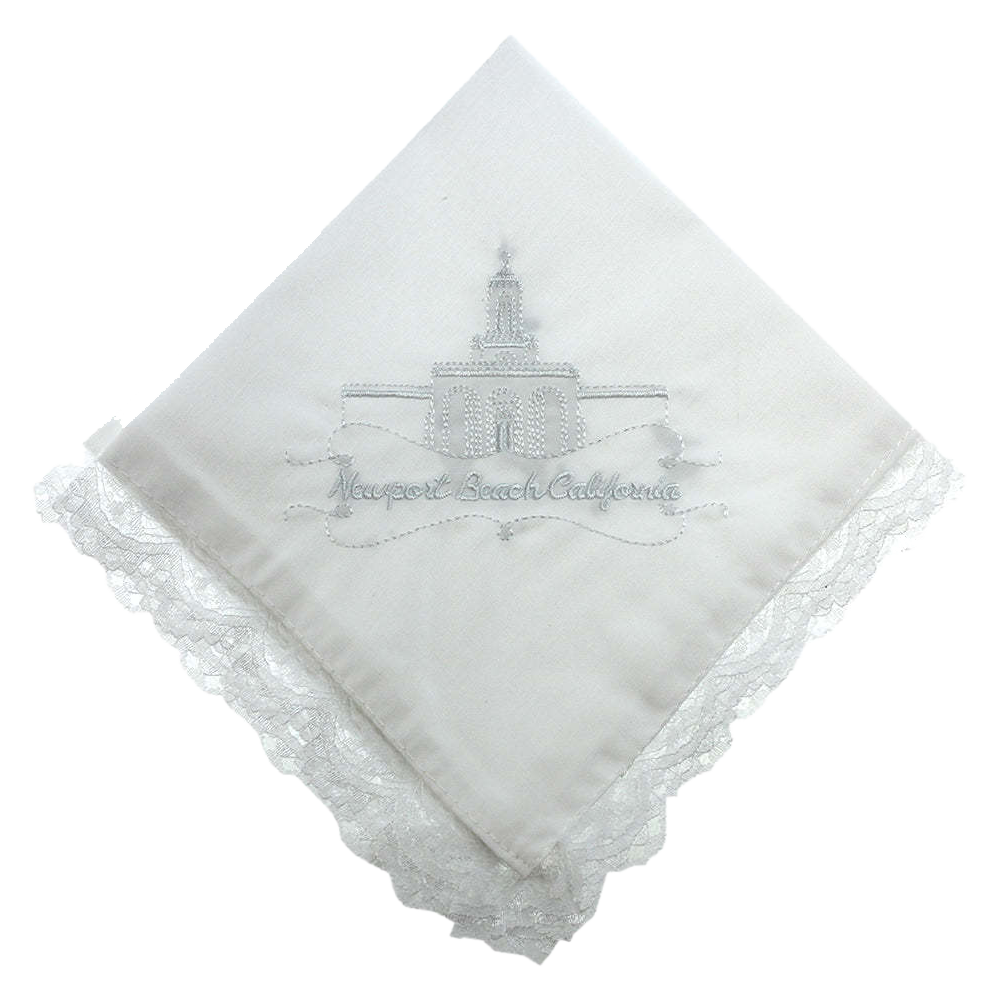 Newport Beach Temple Handkerchief - Lace 
