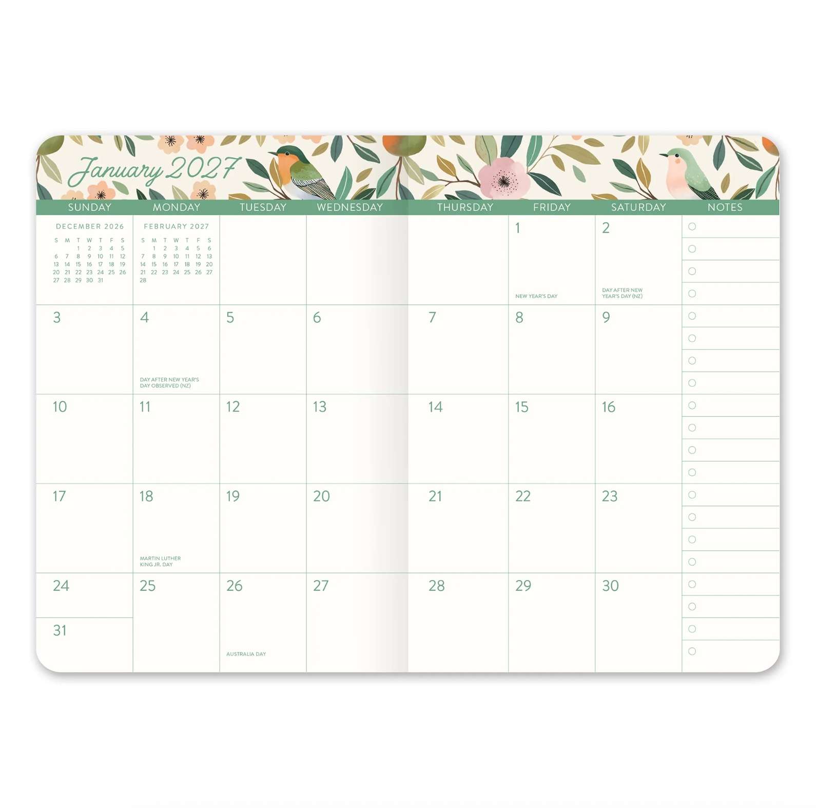 2027 Birds and Blooms 17-Month Pocket Planner, , large image number 3