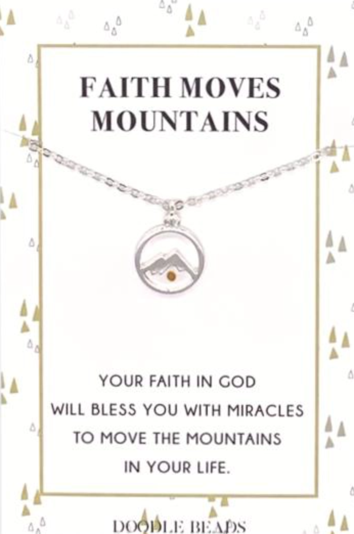 Faith Moves Mountains Mustard Seed Necklace, , large image number 0