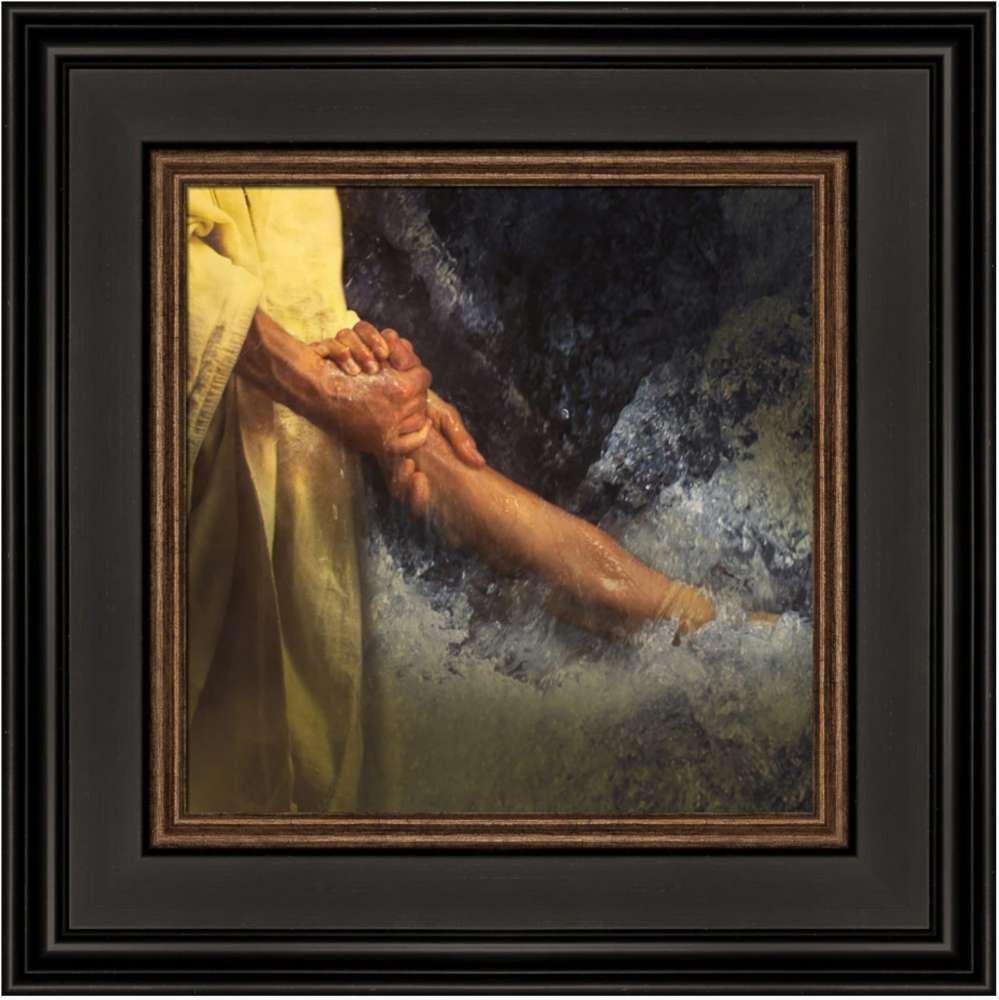Lord Save Me (14x14 Framed Art)