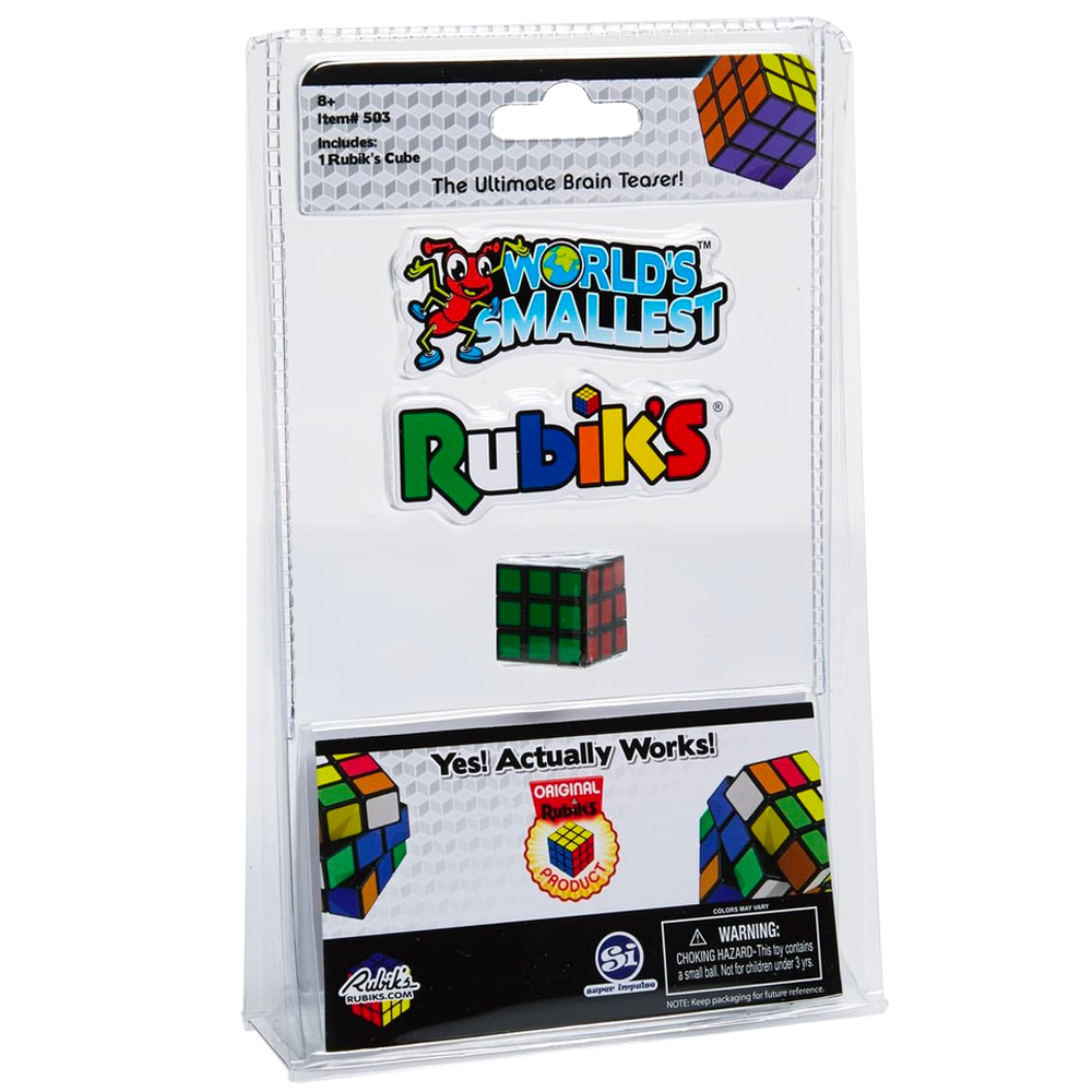 その他 TINYTINY BABY EDITION RUBIK'S CUBE World's Smallest' Rubik's Cube - SUPER IMPULSE GAMES | Deseret Book