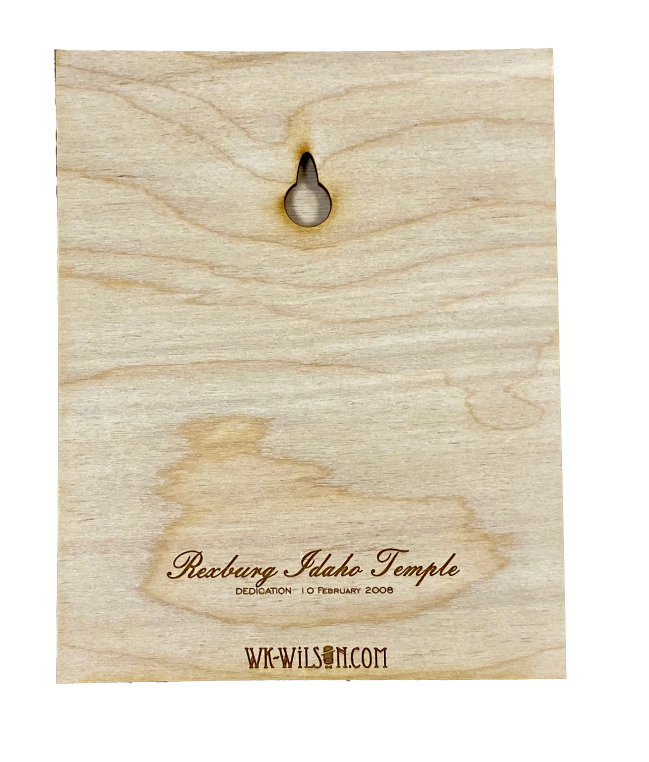 Rexburg Idaho Temple Layered Wood Plaque, , large