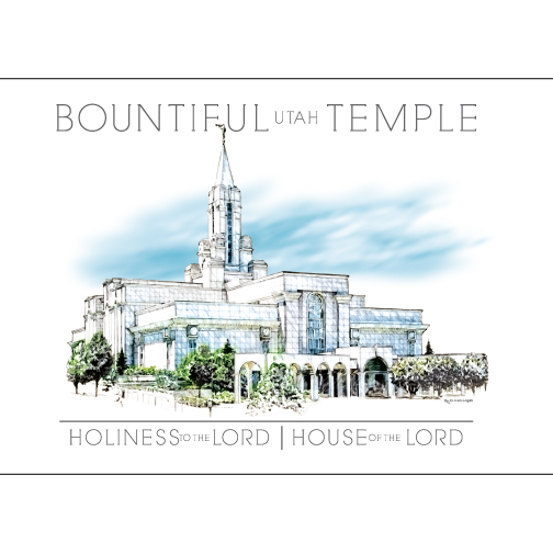 Bountiful Temple Watercolor Print, , large image number 0