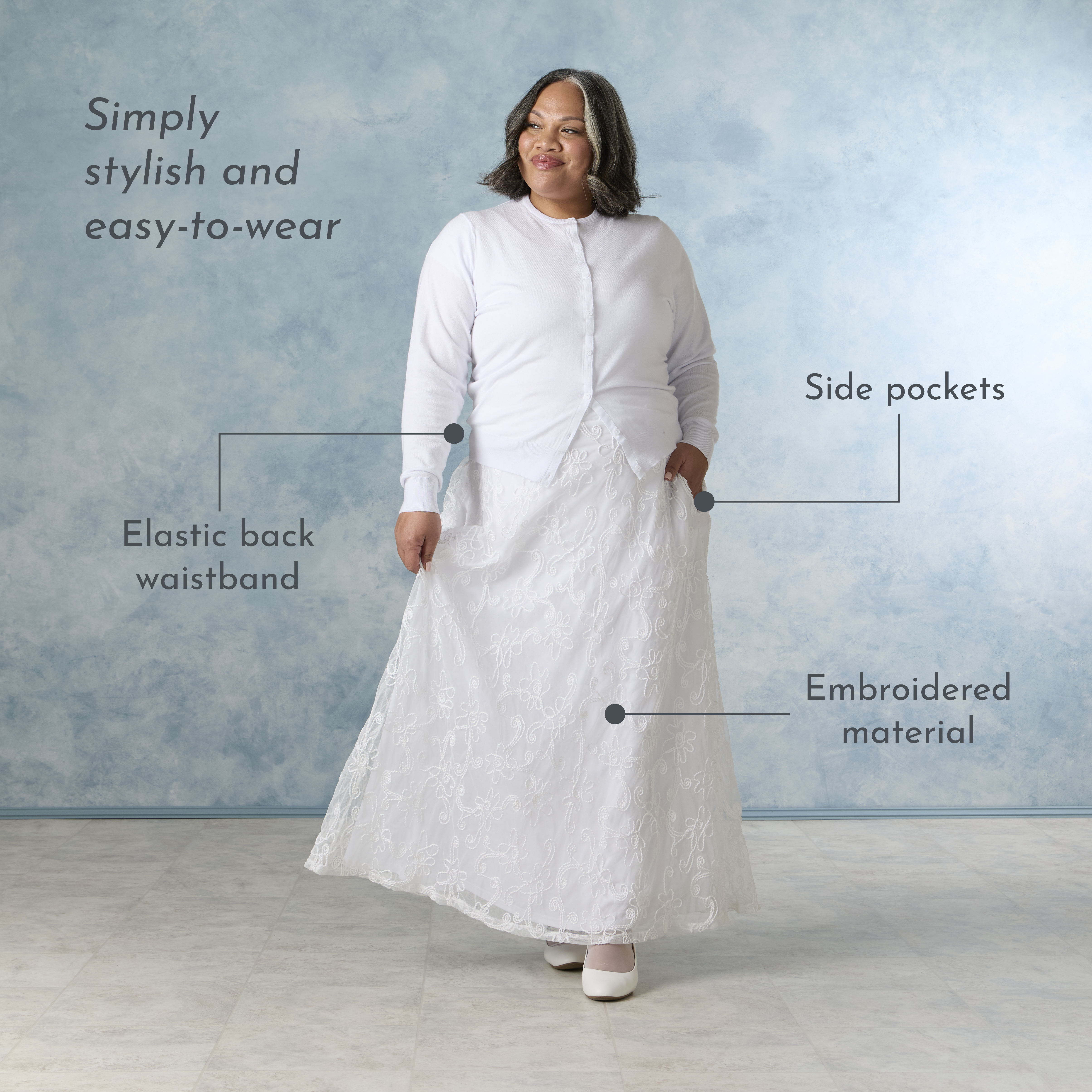 Audrey Temple Skirt - Knight & Wells | Deseret Book