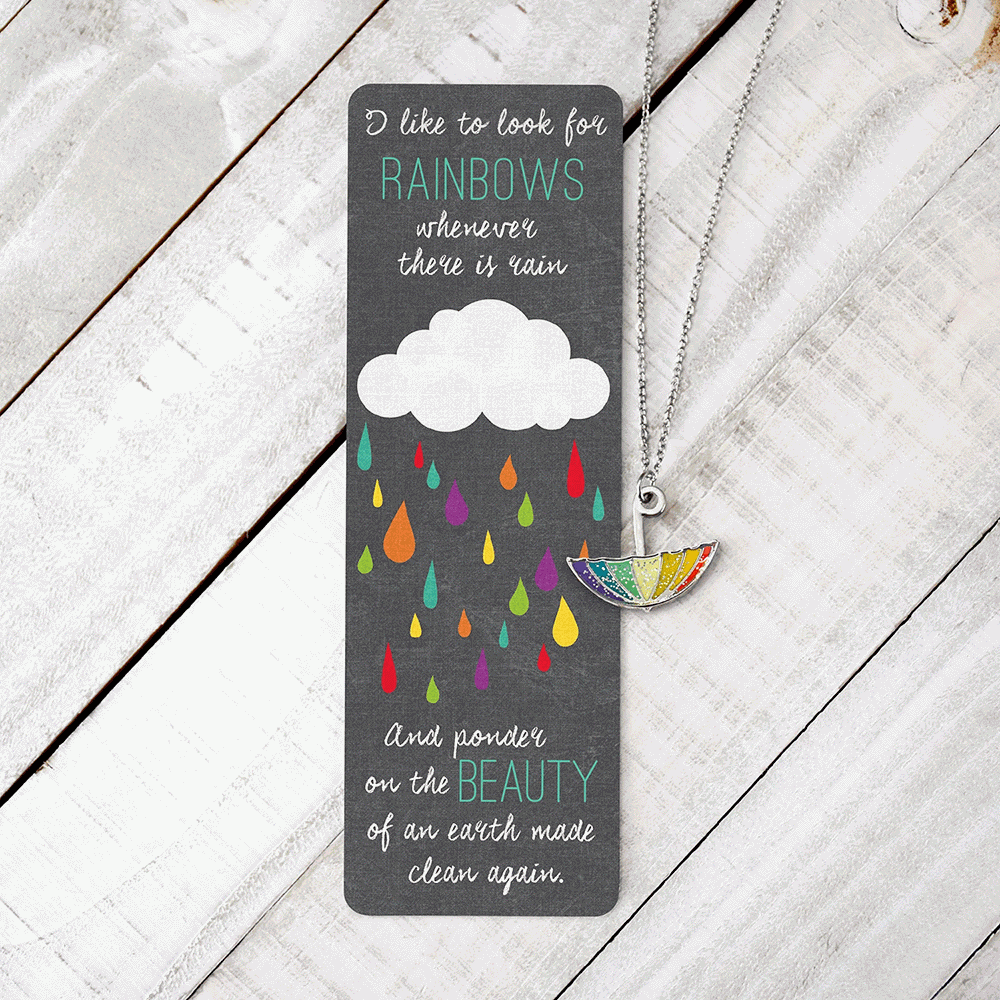 Baptism Rainbow Necklace, , large