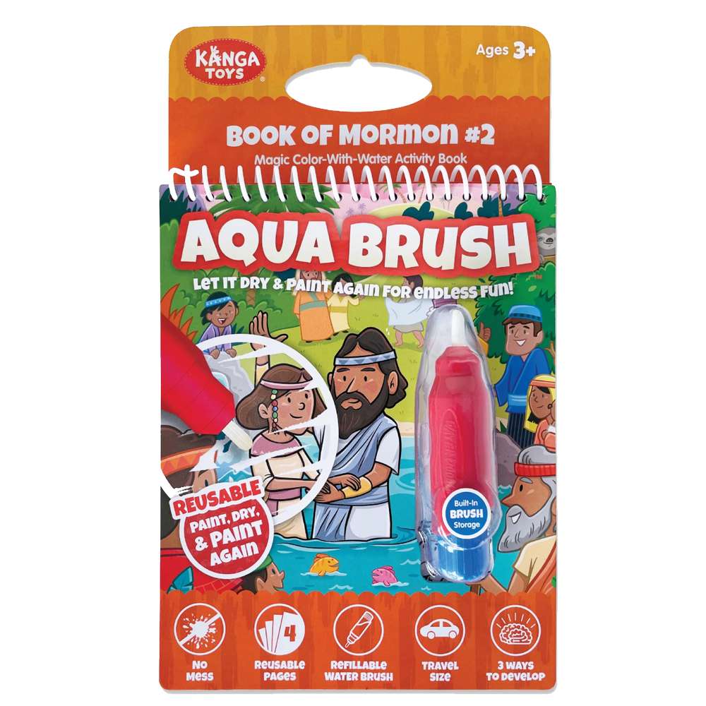 Book of Mormon, Vol. 2 Aqua Brush Activity Book, , large image number 0