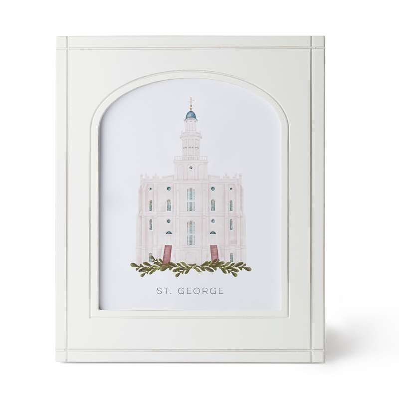 St. George Utah Temple (11x13 Framed Art)