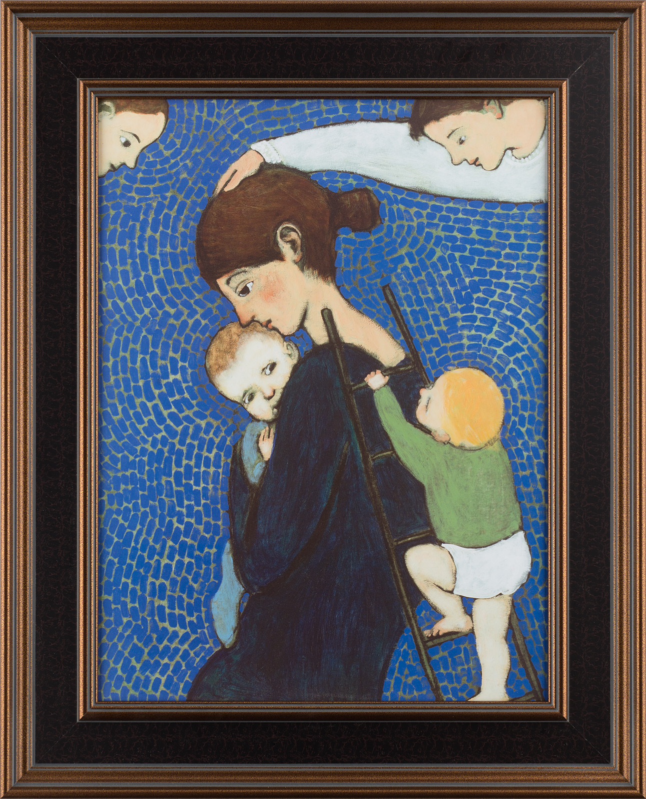 Climbing Mother (26x21 Framed Art)
