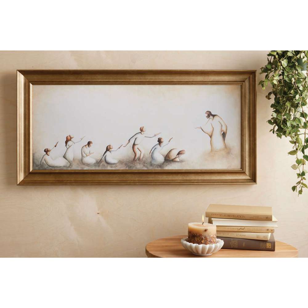 Come As You Are (19x38 Framed Canvas Print), , large