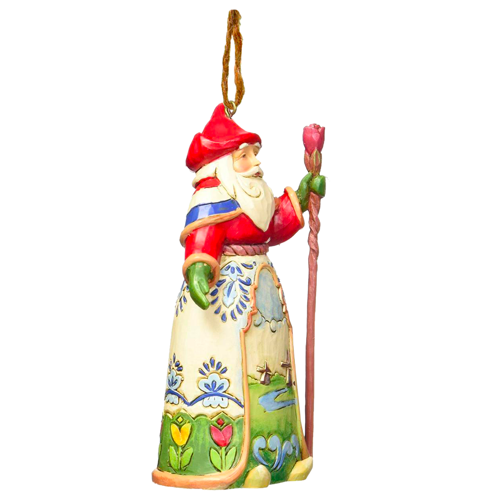 Dutch Santa Ornament, , large