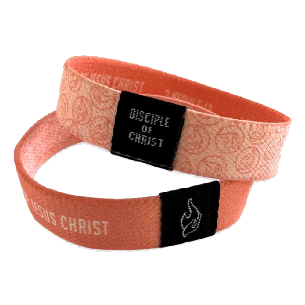 2024 Youth Theme I Am a Disciple Reversible Woven Bracelet, , large image number 0