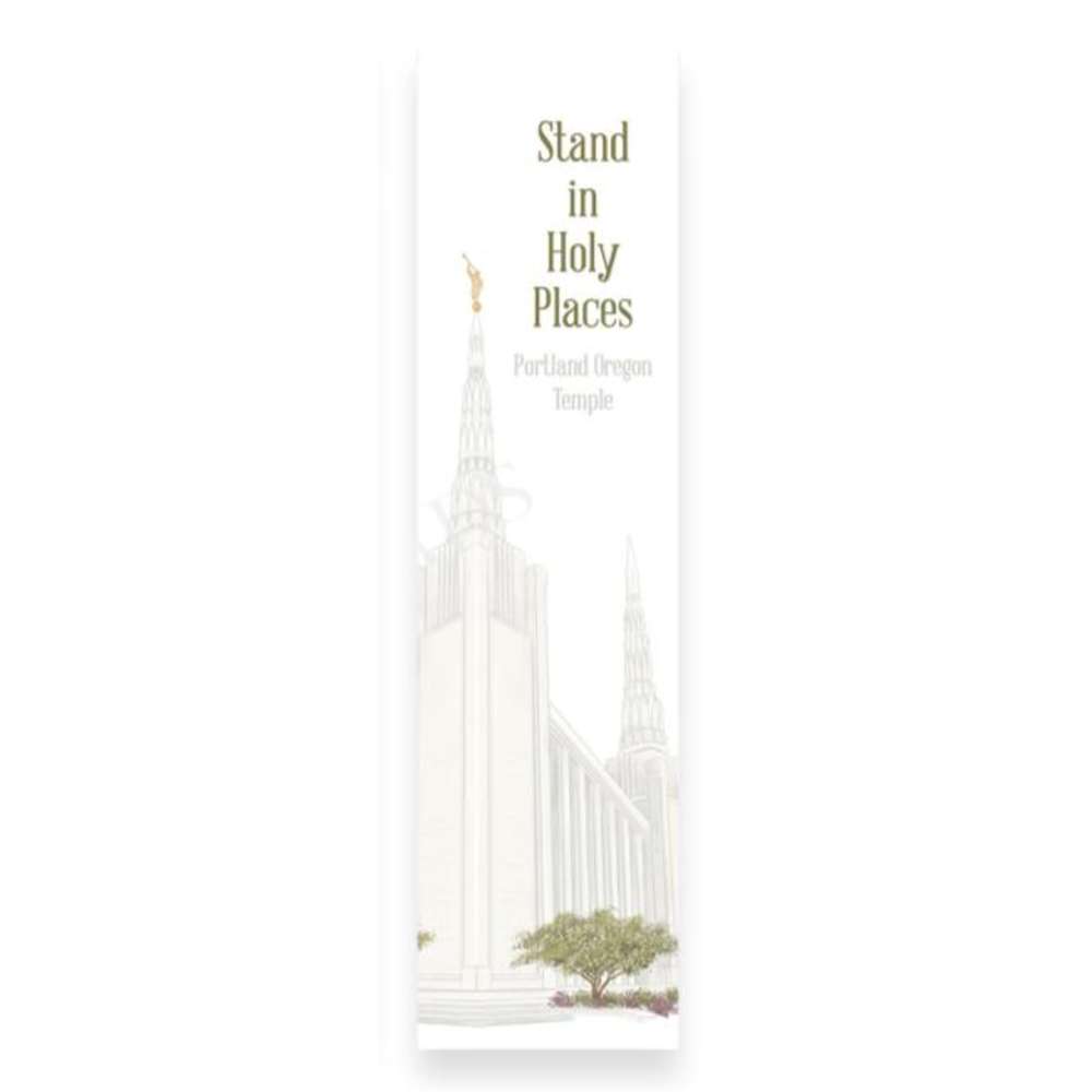 Portland Temple Bookmark