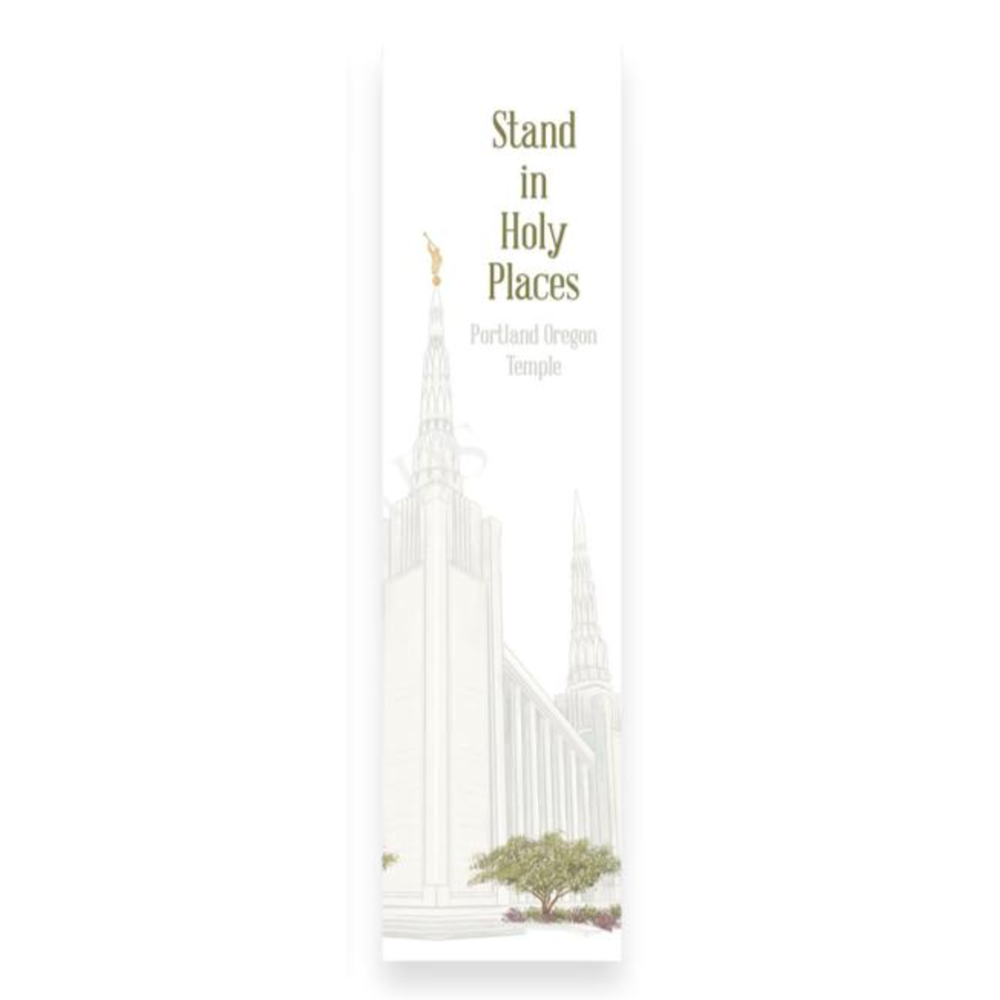 Portland Temple Bookmark