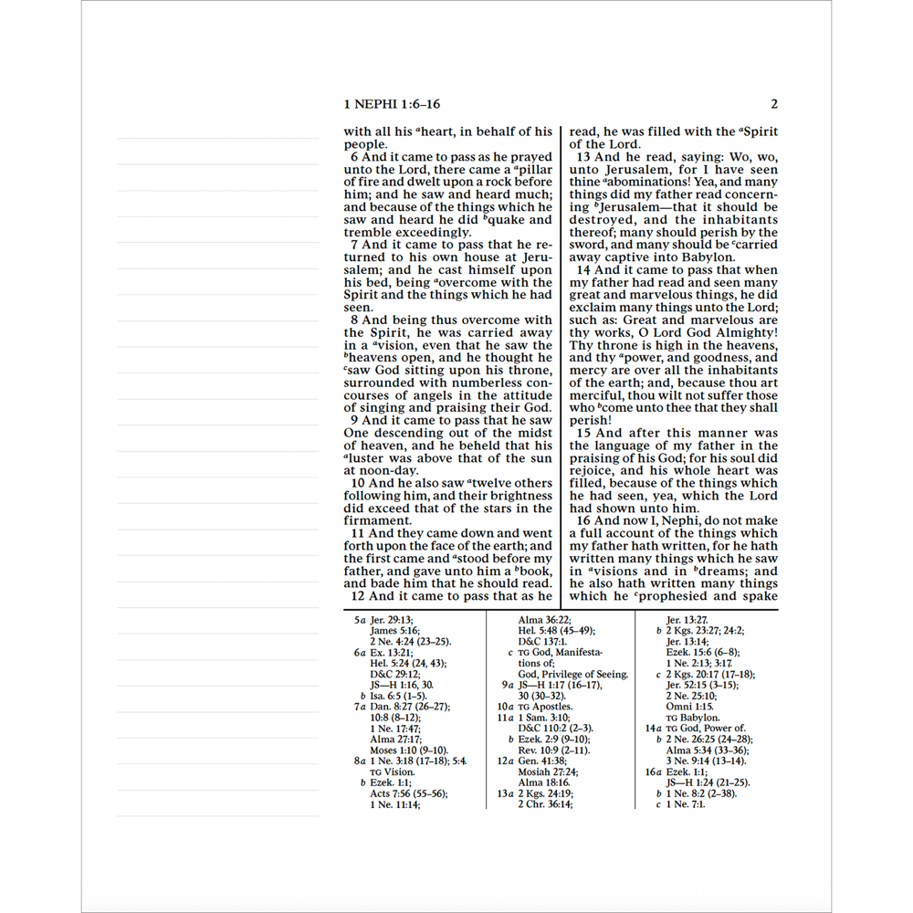The Book of Mormon, Journal Edition Clothbound, Eucalyptus Green (Lined), , large image number 3