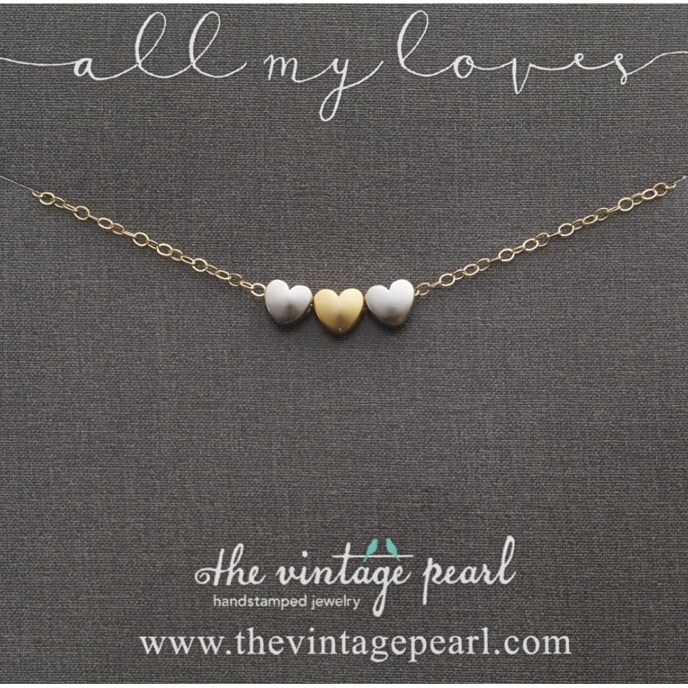 Three All My Loves Necklace,  Three All My Loves Necklace