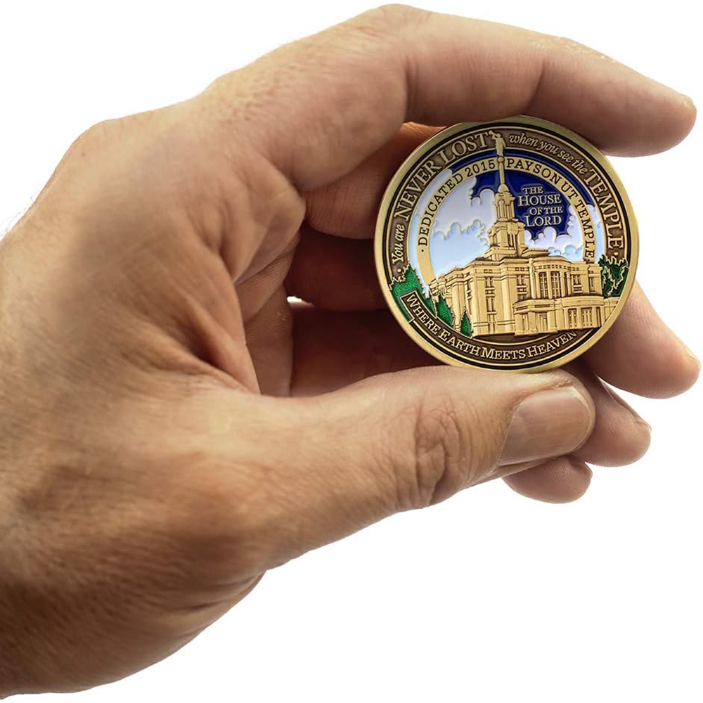 Payson Utah Temple Medallion Coin, , large image number 5