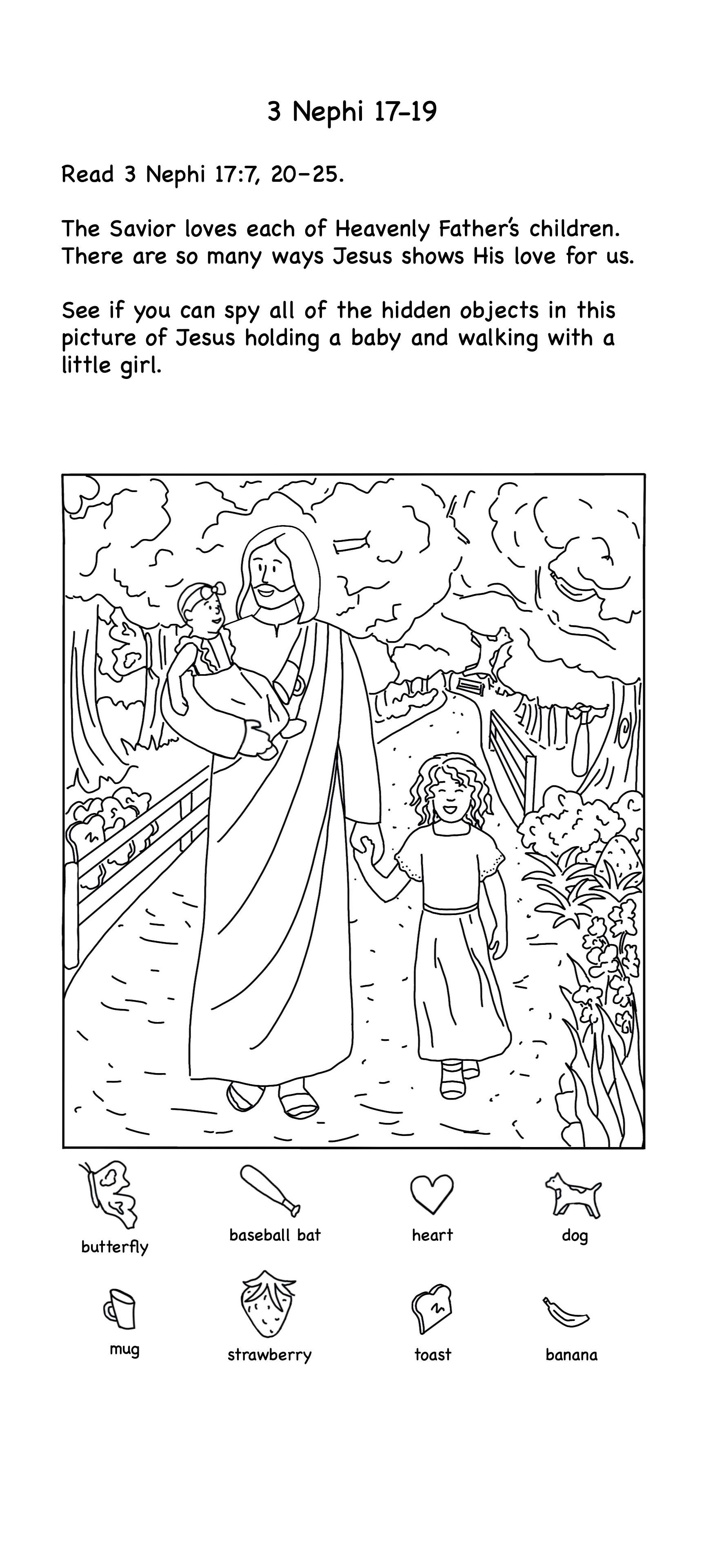 Book of Mormon Activities: 3 Nephi 17 to Moroni, , large image number 1