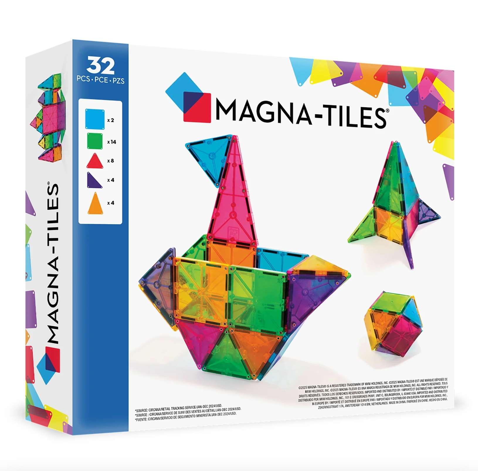 Magna Tiles Classic 32 Piece Set, , large image number 1