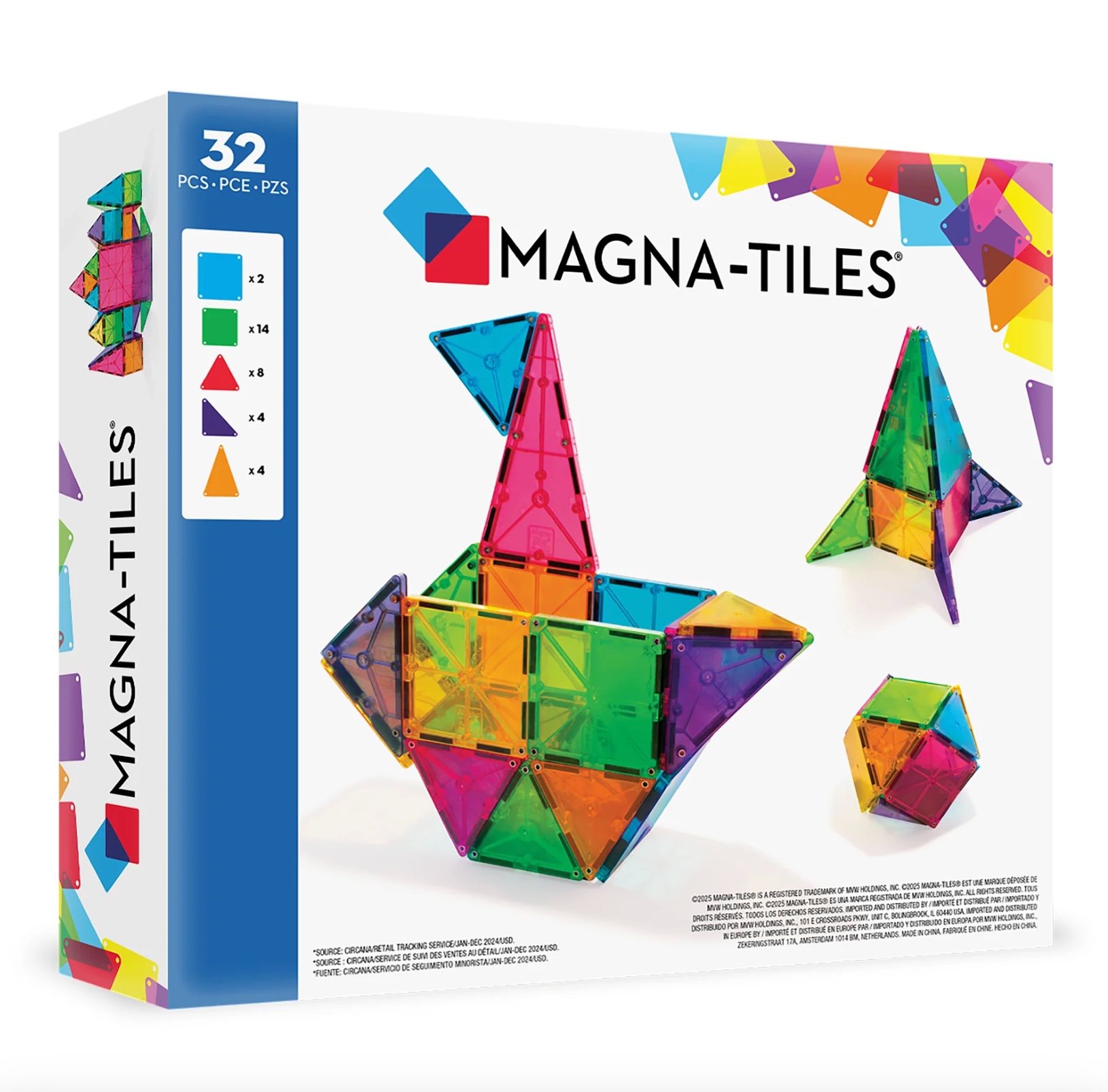 Magna Tiles Classic 32 Piece Set, , large