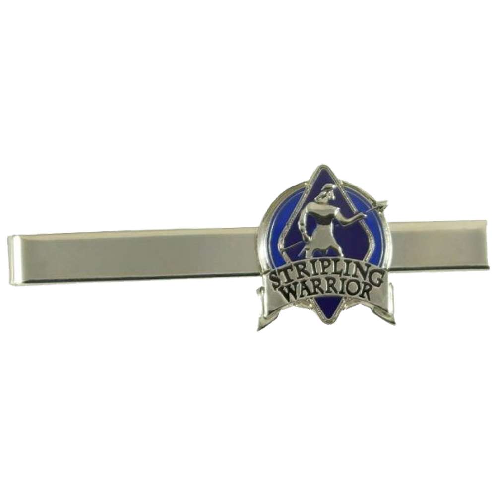 Stripling Warrior Tie Bar Blue