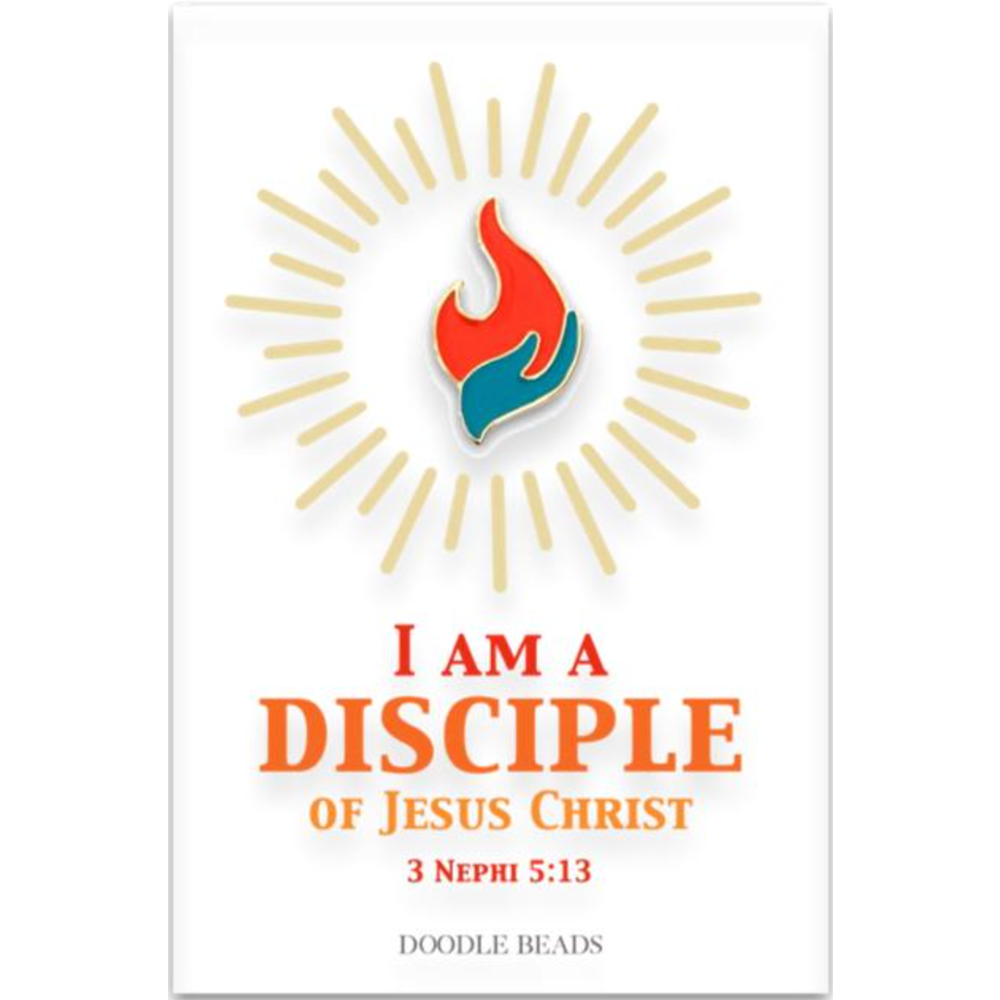 I Am a Disciple 2024 Youth Theme Enamel Pin, , large image number 0
