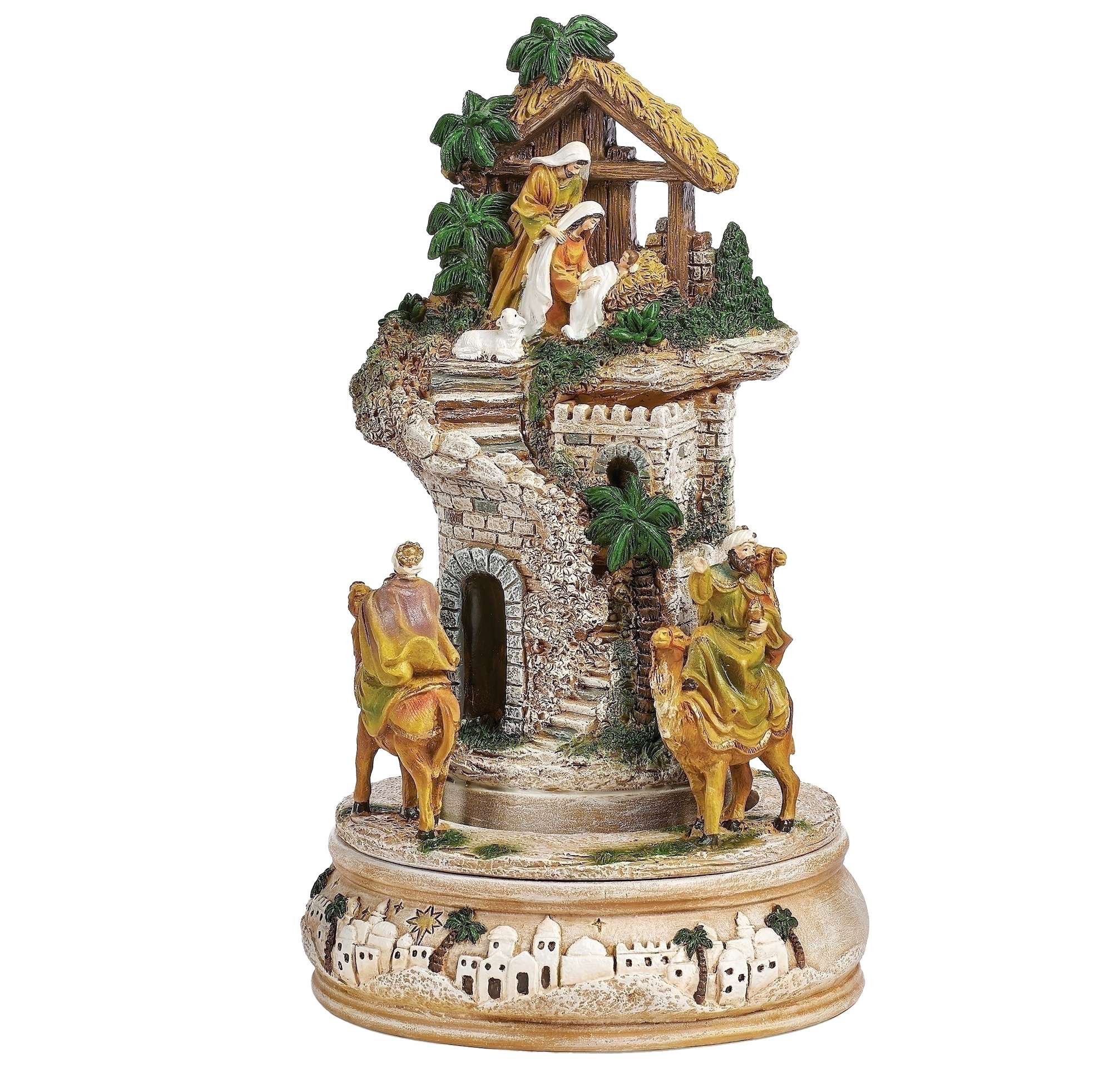 Musical Rotating Scene Nativity