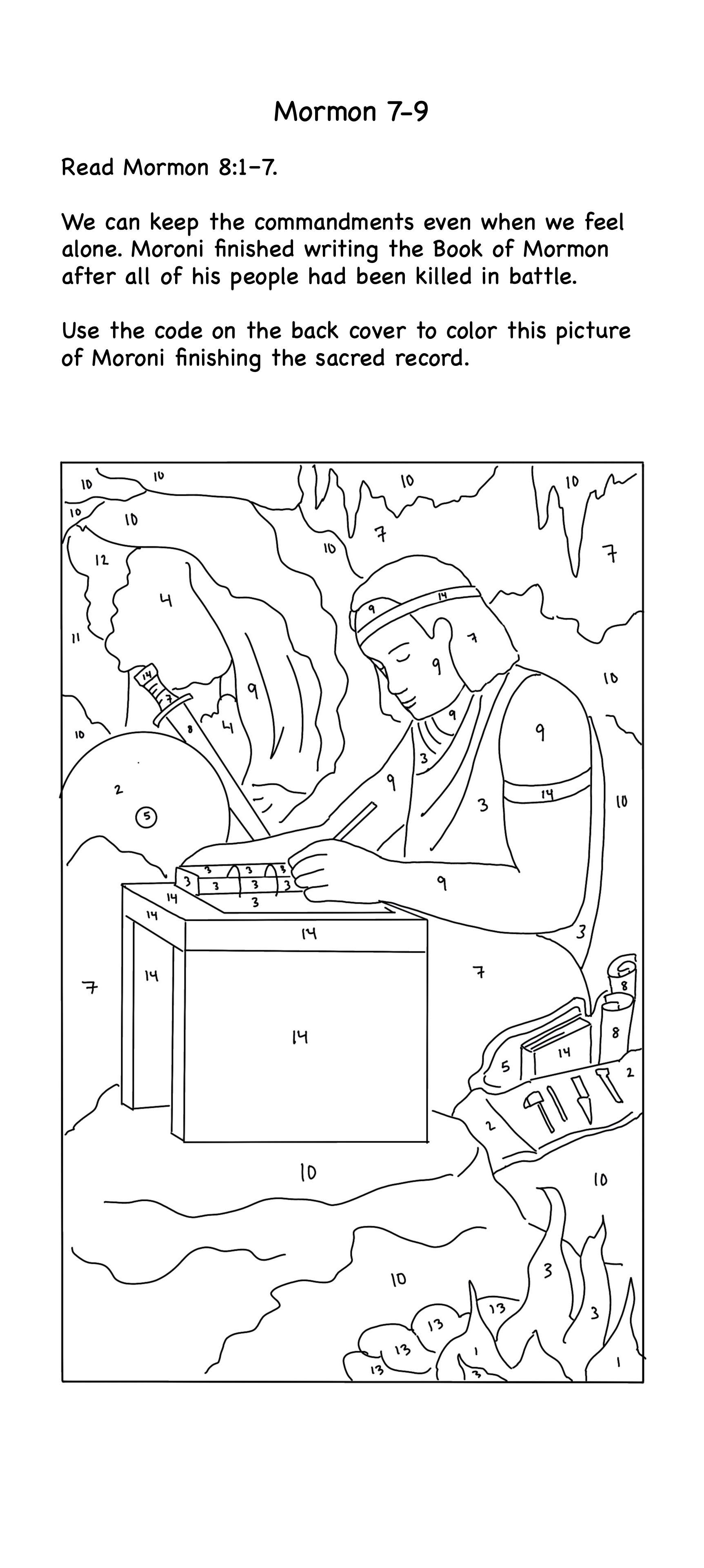 Book of Mormon Activities: 3 Nephi 17 to Moroni, , large image number 2