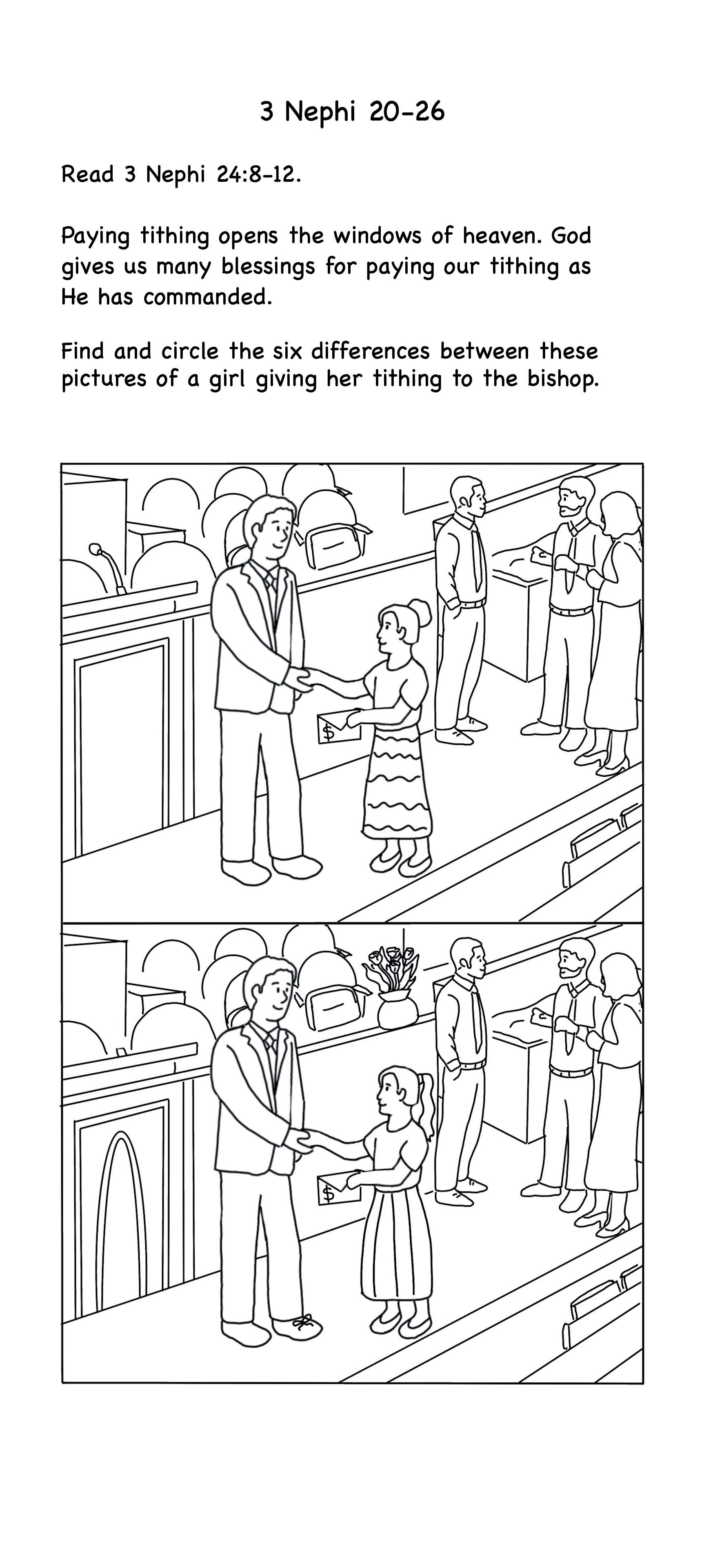 Book of Mormon Activities: 3 Nephi 17 to Moroni, , large image number 4