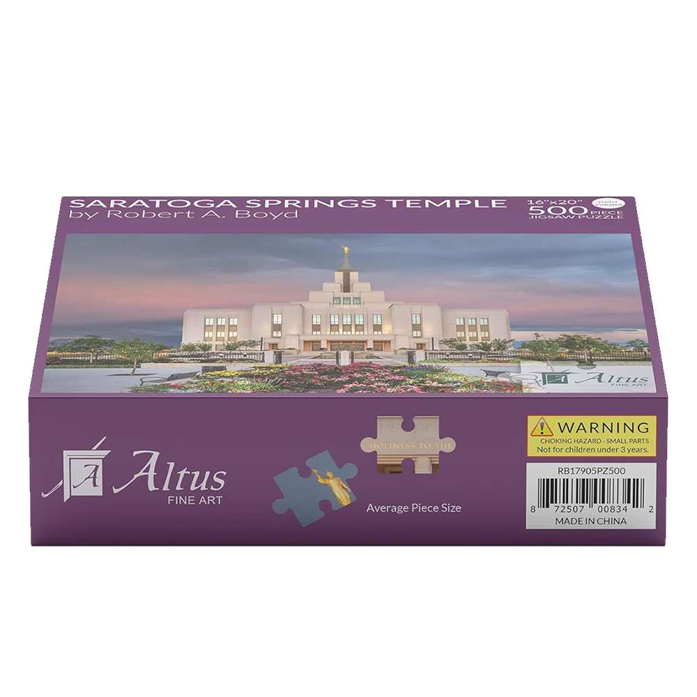 Saratoga Springs Temple 500 Piece Puzzle, , large image number 2