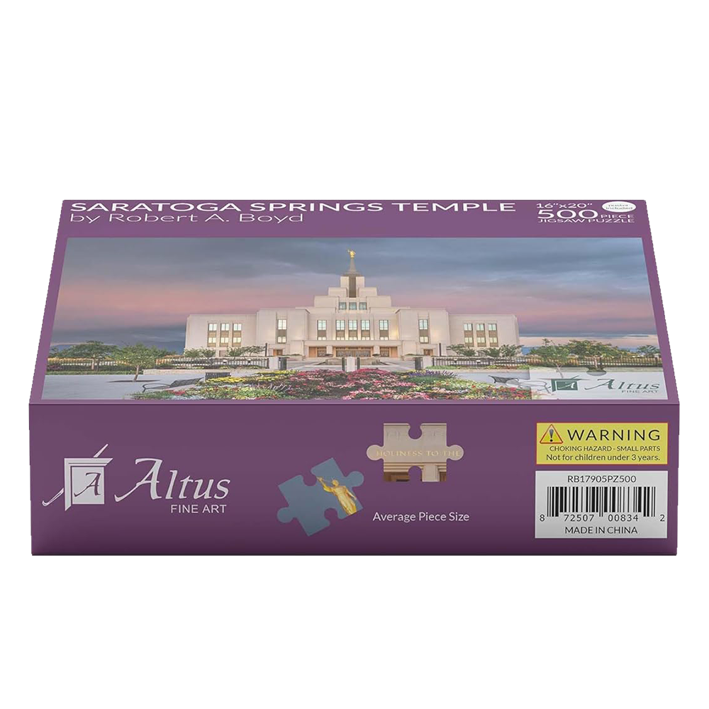 Saratoga Springs Temple 500 Piece Puzzle, , large image number 2