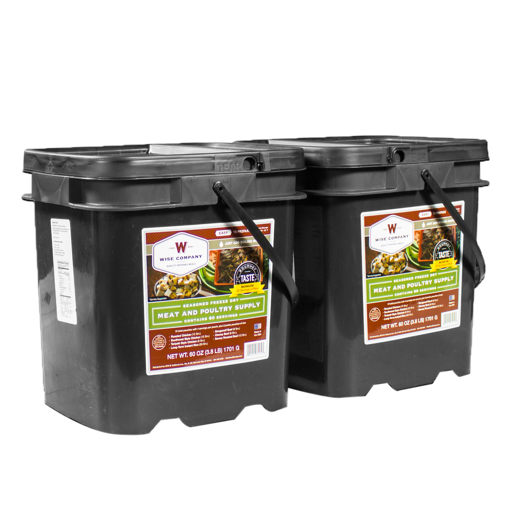 120 Serving Freeze Dried Meat and Rice Bucket, , large image number 0