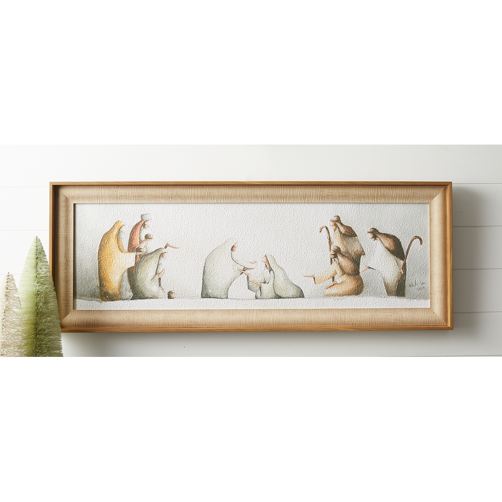 Love's Pure Light, A Nativity Piece (15x40 Framed Art), , large image number 5