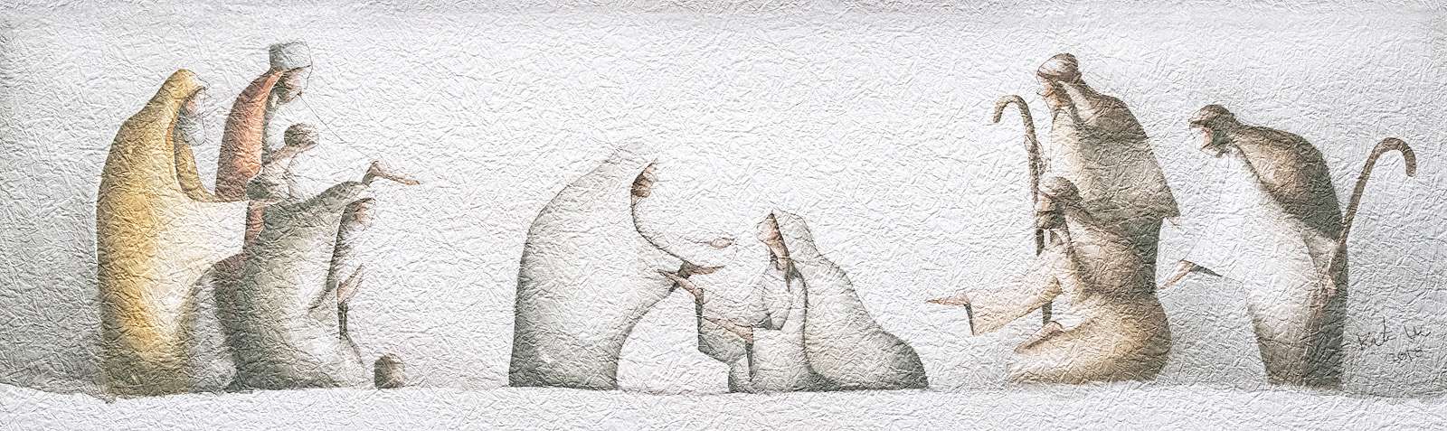 Love's Pure Light, A Nativity Piece (15x40 Framed Art), , large image number 3