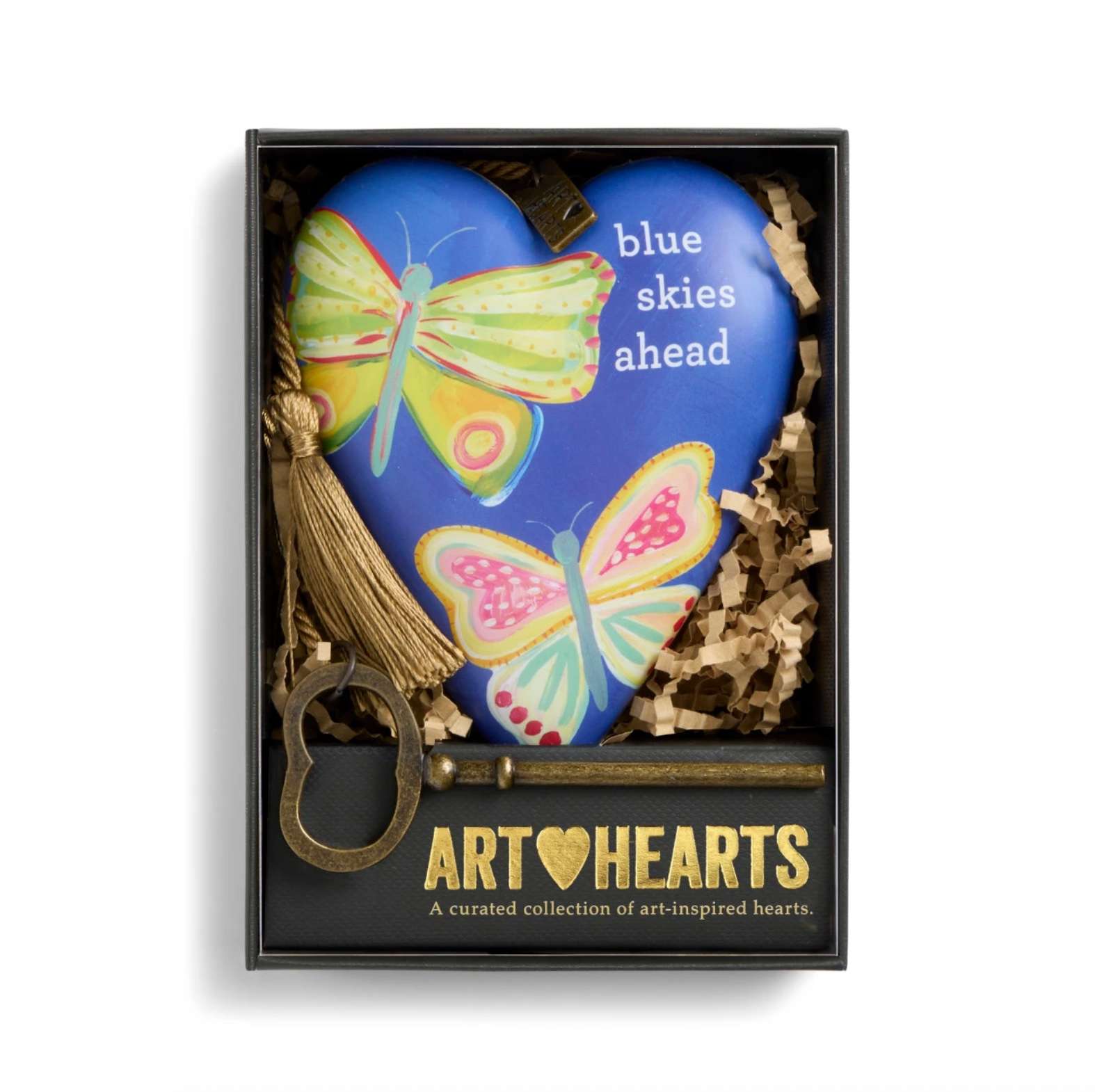 Blue Skies Ahead Art Heart, , large image number 3
