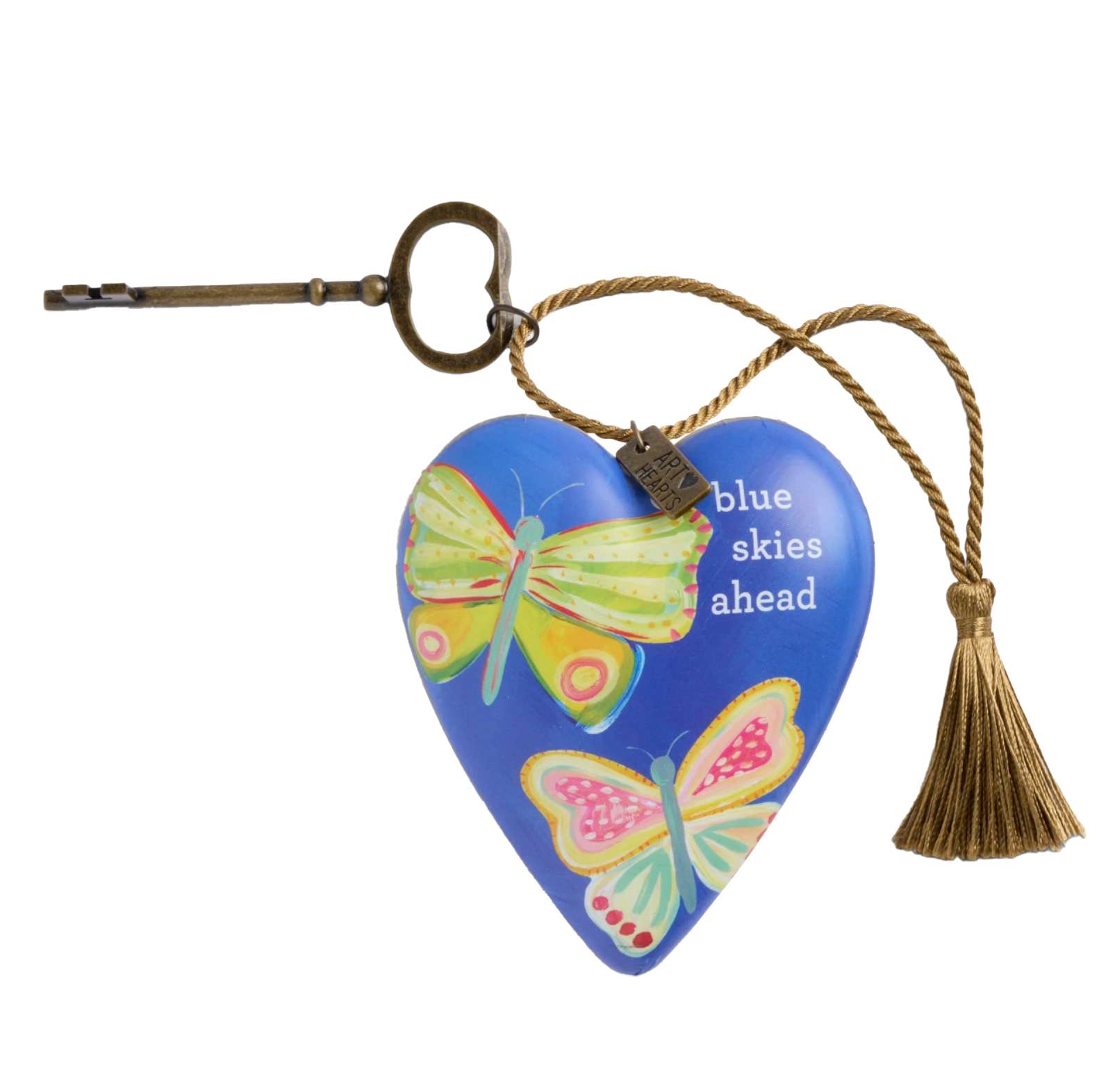Blue Skies Ahead Art Heart