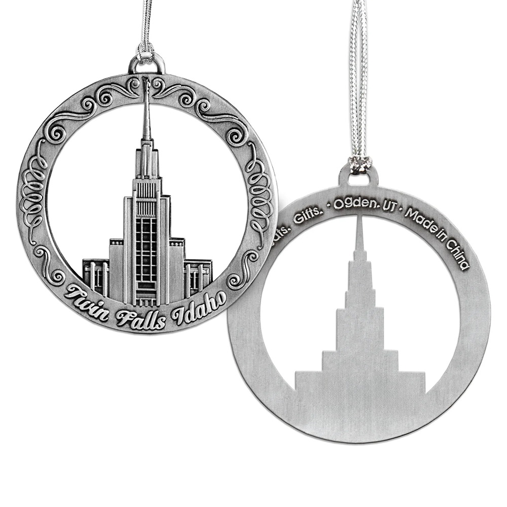 Twin Falls Temple Ornament, , large